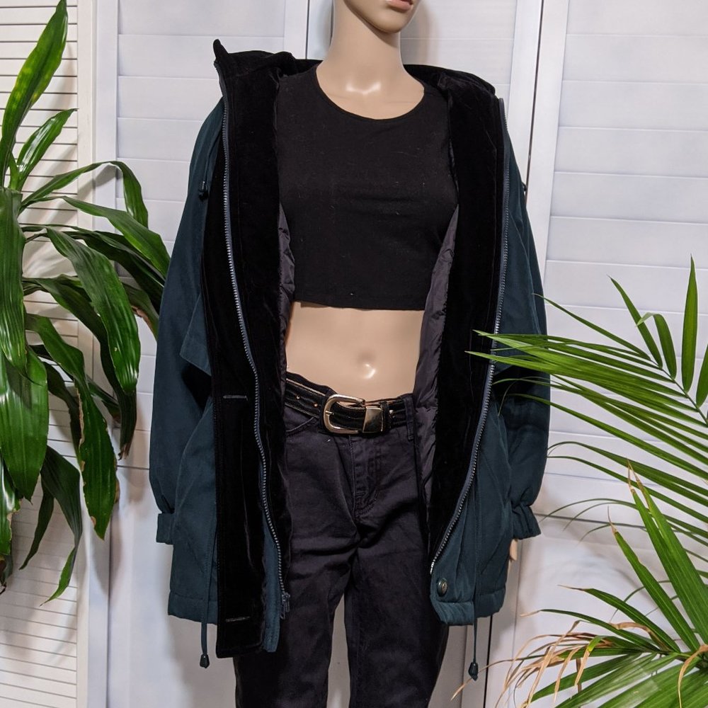 Westbound Small Dark Emerald Green Winter Coat